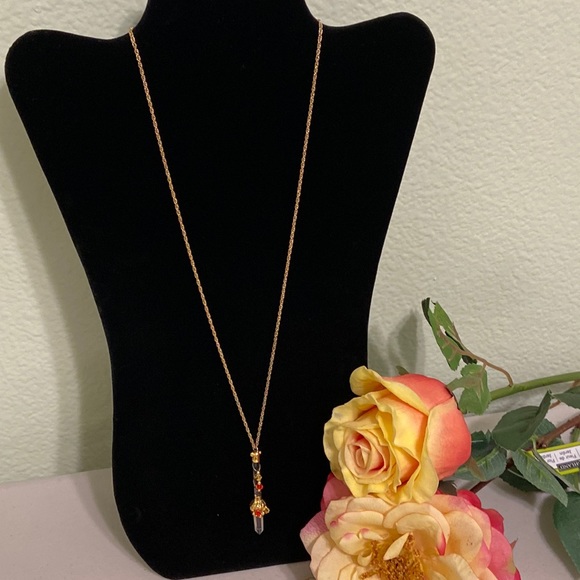 Boutique Hippie Healing wire wrap crystal necklace - Picture 6 of 11